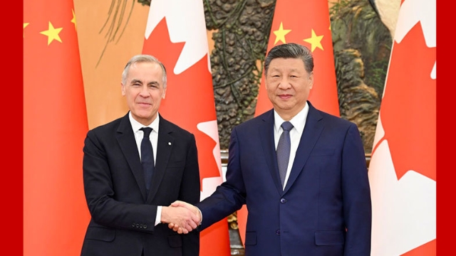 ?習(xí)近平會(huì)見(jiàn)加拿大總理卡尼